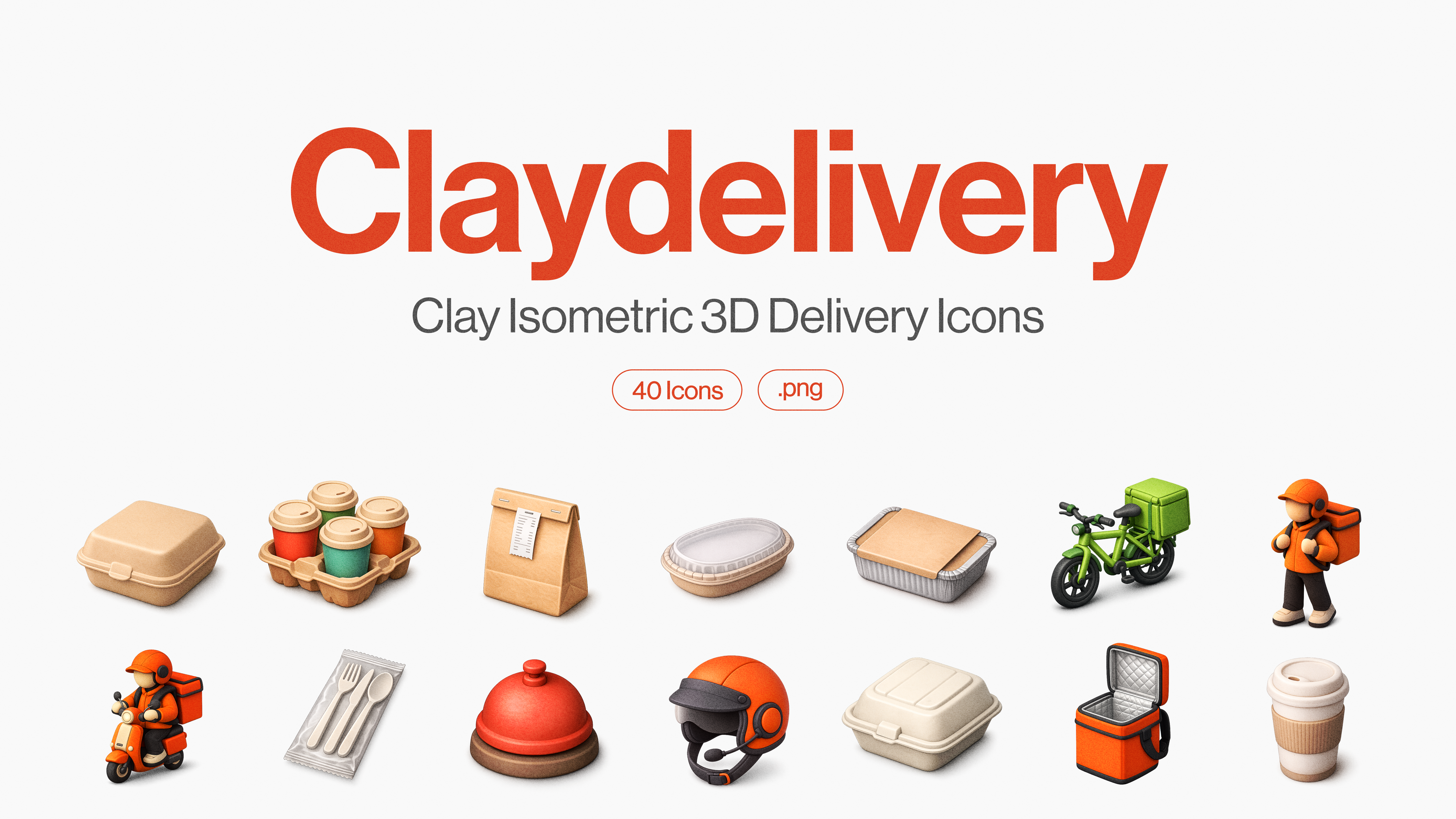 Claydelivery Icon Pack